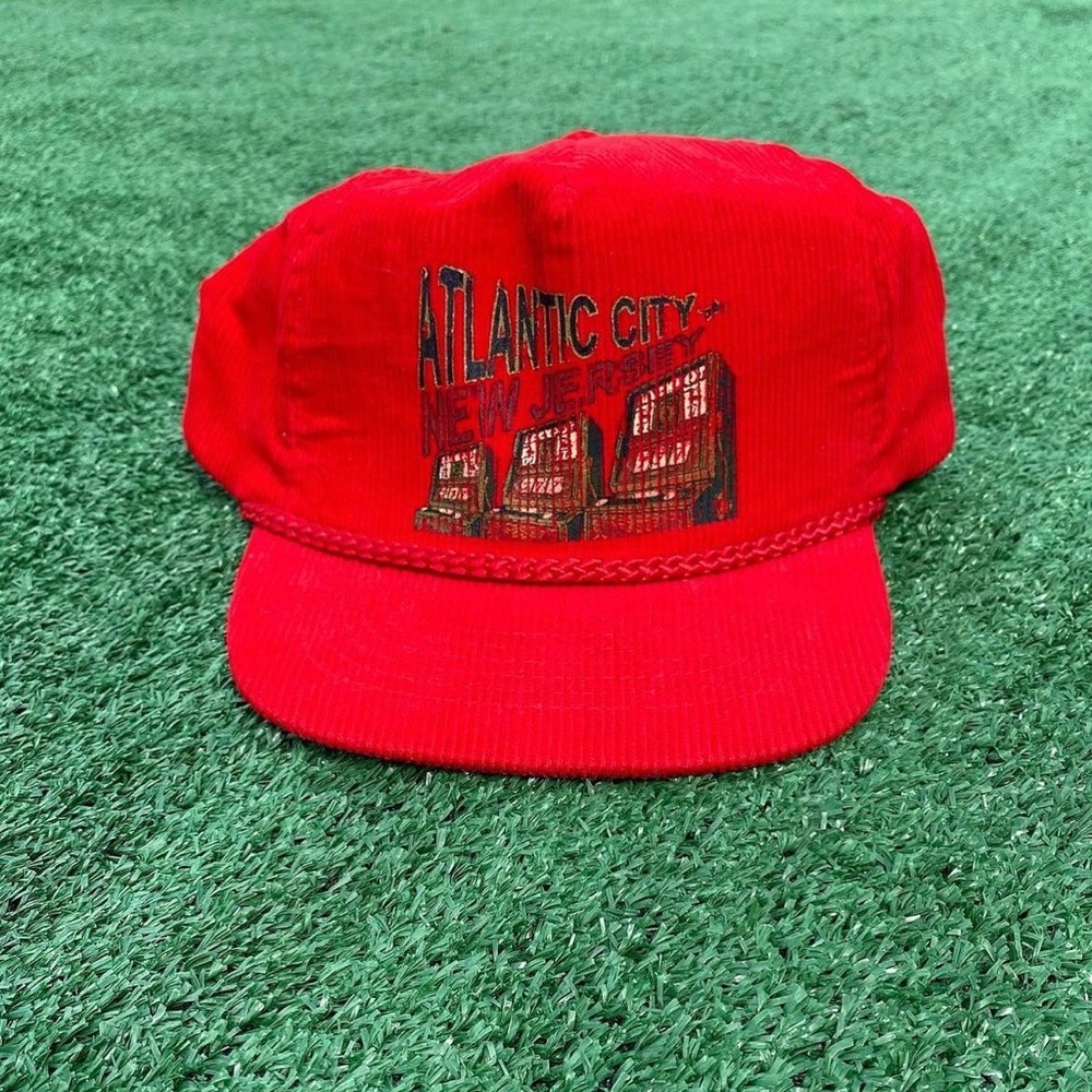 Vintage Corduroy Atlantic City Snapback